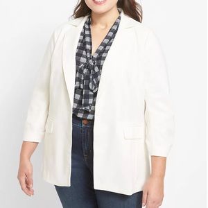 Perfect Drape One Button Bryant Blazer-Ivory